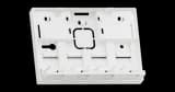Корпус настенной розетки 4 порта NIKOMAX (NMC-MB4P-ST-WT)