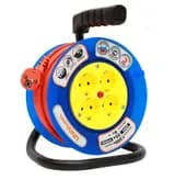 Удлинитель на катушке 4х20м без заземл. 6А IP20 У6-014 190мм ПВС 2х0.75 термозащита UNIVersal 9632057