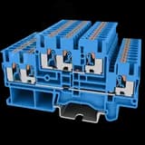 Клемма TP 2-уровневая, сечение 2,5 мм. кв., синяя