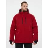 Куртка демисезонная утеплённая влагонепроницаемая MILTON2 из полиэстера и эластана, красная, размер S