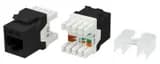 Вставка Hyperline KJ8-8P8C-C5e-180-BK Keystone Jack RJ-45(8P8C)