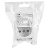 Розетка силовая IEK Праймер CKK-40D-RSZB2-K01-K