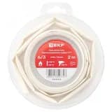 ТУТ нг 6/3 белая ролик 2 м EKF