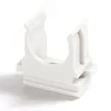 Крепёж-клипса для труб Полистирол белая д20