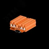 Клемма TP 2-2 проходная Push-in, сечение 6 мм. кв., оранжевая