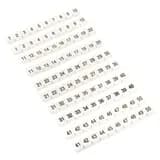 Маркеры для ST/Push-in 2,5 с нумерацией 1-50 для крепления сбоку (100 шт.) EKF