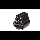 Клемма TP 3-уровневая угловая, Push-in, сечение 2,5 мм. кв., черная SUPU