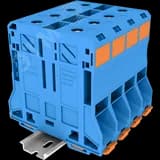 Клемма сильноточная TP 1-1 проходная Push-in, сечение 95 мм. кв., синяя