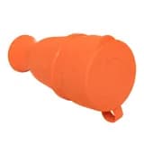 Розетка переносная с защитной крышкой оранжевая каучуковая 230В 2P+PE 16A IP44 EKF PRO