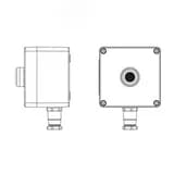 Взрывозащищенный пост управления из полиэстера CPE-P-03-(1xP1B(11))-1xKH2MHK(C)1Ex d e IIC Т5 Gb / Ex tb IIIC T95°C Db IP66 / КЗ