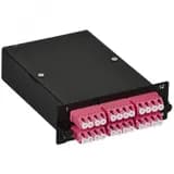 Кассета для кросса ST OM4 MTP female 6хLC-quad (24 ОВ)