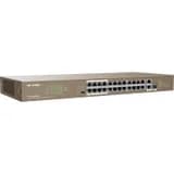Неуправляемый 24 портовый PoE коммутатор F1126P-24-250W IP-COM