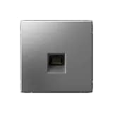 Розетка компьютерная ArtGallery RJ45 кат.5E механизм сталь SE GAL000983