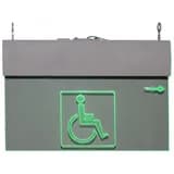 Табло светозвуковое Тромбон СОРС-ИСТ исполнение П3 (без кронштейна, с кольцами для монтажа на несущий шнур)