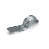 Скоба металлическая однолапковая СМО d14-15 мм для монтажного пистолета (без отверстий) (100шт/уп) Промрукав