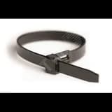 Хомут P6.6 многоразовый, черный 7,6x250 (100 шт./упак)