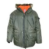 Куртка утеплённая мужская АЛЯСКА цв. хаки 52-54 104-108/182-188