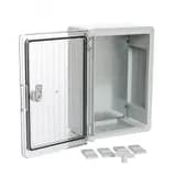 Корпус пластиковый с монтажной панелью ЩМП IP65 прозрачная дверь 350х250х150