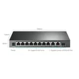 Управляемый 10 портовый Easy Smart PoE коммутатор TL-SG1210MPE TP-Link