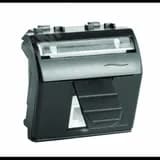 Розетка USB 2.0 со шторкой Brava черная 2 модуля