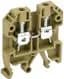 Клемма винтовая КВИ-4мм2 желтая IEK (YZN30-004-K05) (50 шт/упак)