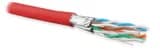 Кабель витая пара Hyperline UFTP4-C6A-S23-IN-LSZH-RD-500 (500 м)