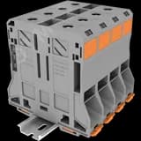 Клемма сильноточная TP 1-1 проходная Push-in, сечение 95 мм. кв., серая