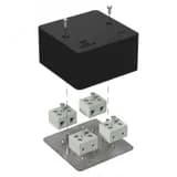 Коробка огнестойкая для о/п 40-0310-FR10.0-4 Е15-Е120 RAL9005 150х110х70 (6 шт/кор)