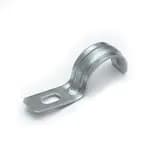 Скоба металлическая однолапковая усиленная противопожарная СМОУ d25-26 мм (100шт/800шт уп/кор) Промрукав