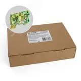 Зажим пружинный, 2-проводной проходной ЗНИ - 6,0, JXB ST 6, желтый, зеленый LD552-3-60