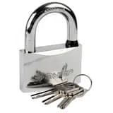 Замок "ЭКСПЕРТ" навесной, стальной корпус, классическая форма, закаленная дужка, 70мм