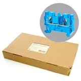 Зажим пружинный 3проводной проходной ЗНИ 4 JXB PT 4 TW синий LD573240 49252