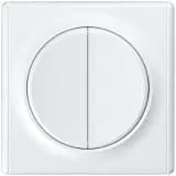 Выключатель 2-кл. СП Florence 10А IP20 механизм бел. (1E31501300) OneKeyElectro 2172776