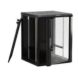 Шкаф настенный 19-дюймовый (19") Hyperline TWB-FC-1866-GP-RAL9004