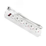 Фильтр сетевой 6x3м 16А/3.2кВт с выключателем с заземлением ПВС 3х1.0 Блокбастер XL PROxima