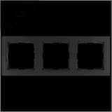 Рамка G-Classic 3-постовая, цвет Антрацит