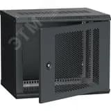 Шкаф LINEA W 6U 600x450 мм дверь перфорированная RAL9005 ITK