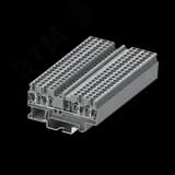 Клемма TC 2-2 пружинная, сечение 2,5 мм. кв., серая