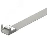 Монтажная лента с фиксатором, черная OBO Bettermann