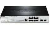 Управляемый 10-ти портовый коммутатор с 8 PoE портами DGS-1210-10P/ME/A1A D-Link