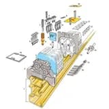 Шинка гребенка PC9 10 полюсов для M4/9