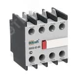 Приставка контактная дополнительные контакты 4НЗ фронтального монтажа Dekraft