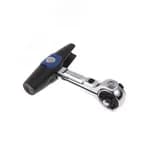 Трещотка 1/4", 114 мм, 72 зубца, дисковый механизм, поворотная голова с кнопкой King Tony