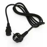 Кабель питания компьютера Hyperline PWC-IEC13-SHM-1.0-BK (Schuko+C13) (3x0.75)