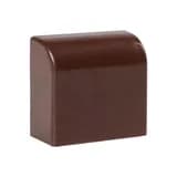 Заглушка (40х16) (4 шт) темное дерево EKF-Plast