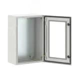 Щит монтажный ЩМП 600x400x250 мм STE с М/П с прозрачной дверью