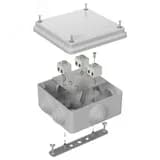 Коробка огнестойкая для о/п двухкомпонентная 60-0300-FR2.5-4 Е15-Е120 RAL9005 100х100х50 (14 шт/кор)