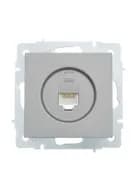 Розетка компьютерная 1-м СП Vesna механизм платина LEZARD 742-3588-139