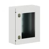 Корпус навесной уличный ST Outdoor с М/П с прозрачной дверью ВxШxГ 500x400x200 мм, IP66