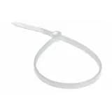 Хомут-стяжка нейлоновый, широкий 8х300 мм белый (100шт/уп) REXANT 07-0302